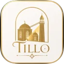 Originales Tillo-App-Logo in Weiß und Gold